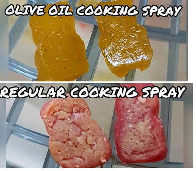 Olive oil vs regular non-stick spray